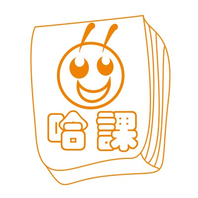 哈课精品学习卡片文具的LOGO