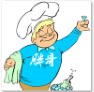 胖哥水产副食店的LOGO