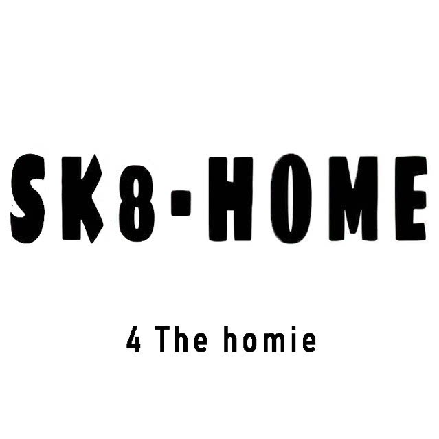 SK8HOME滑板店的LOGO