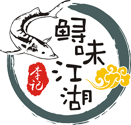 鲟味江湖的LOGO