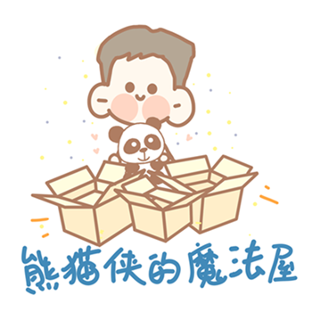 熊猫侠的魔法屋的LOGO