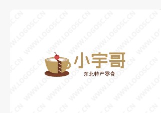小宇哥东北特产美食店的LOGO