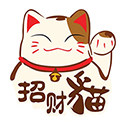 招财猫办公家具工厂店的LOGO