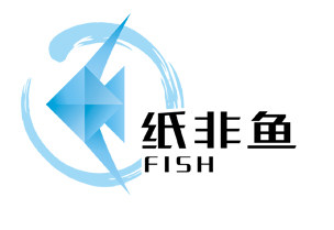 纸非鱼FISH的LOGO
