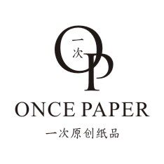 OncePaper 一次纸品的LOGO