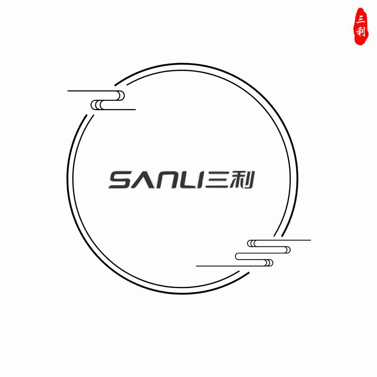 三利毛巾直销店的LOGO
