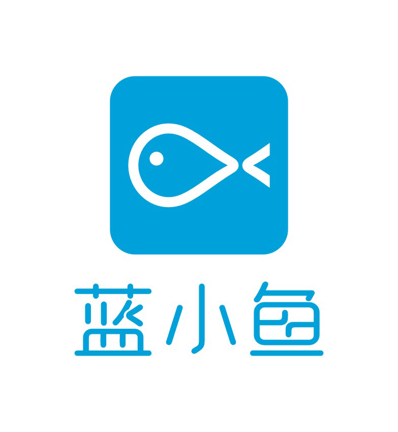 蓝小鱼官方企业店的LOGO