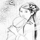 小美女睫毛的LOGO