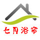 七月浴帘家居生活馆的LOGO