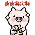 皮皮猪定制的LOGO