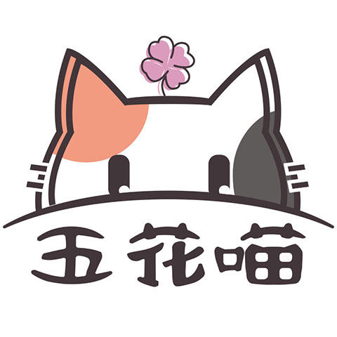 五花喵宠物生活馆的LOGO