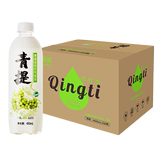 Qiulin soda water green flavor soda bubble water 450ml * 12 bottles / box