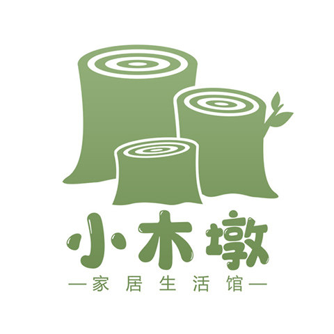 小木墩家居生活馆的LOGO