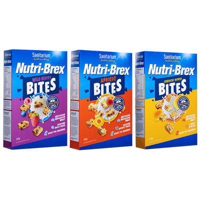欣善怡Nutri-Brex Bites即食混合麦片（野莓味/蜂蜜味）500g