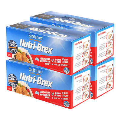 欣善怡Nutri-Brex 全麦谷物即食麦片375g*4盒