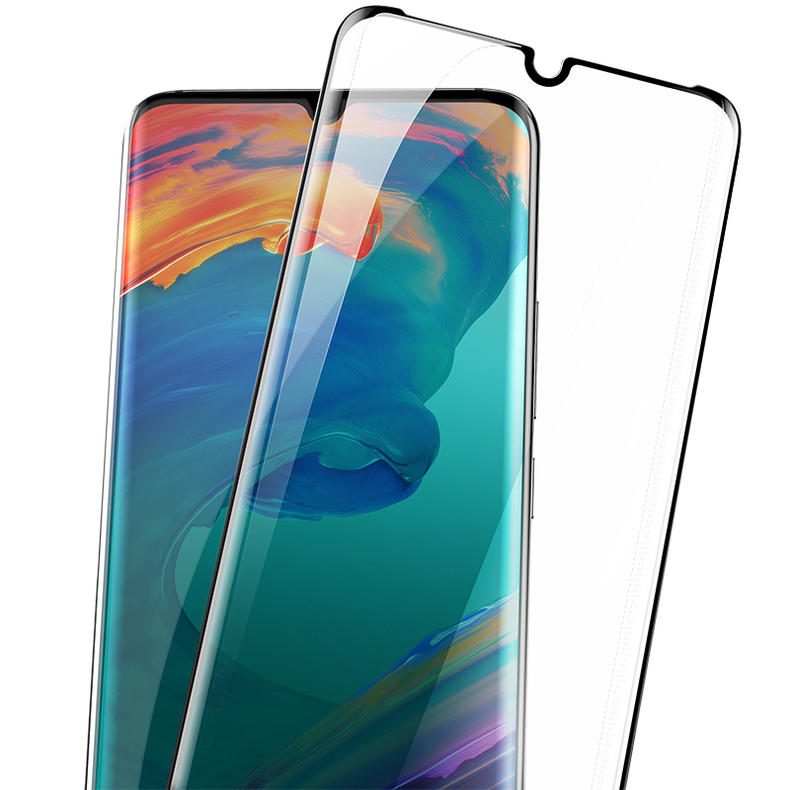 华为p30pro全屏曲面钢化膜,贴了?