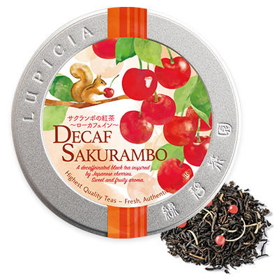 现货 日本 LUPICIA 绿碧茶园 春季限定低咖啡因 樱桃红茶 50g罐装