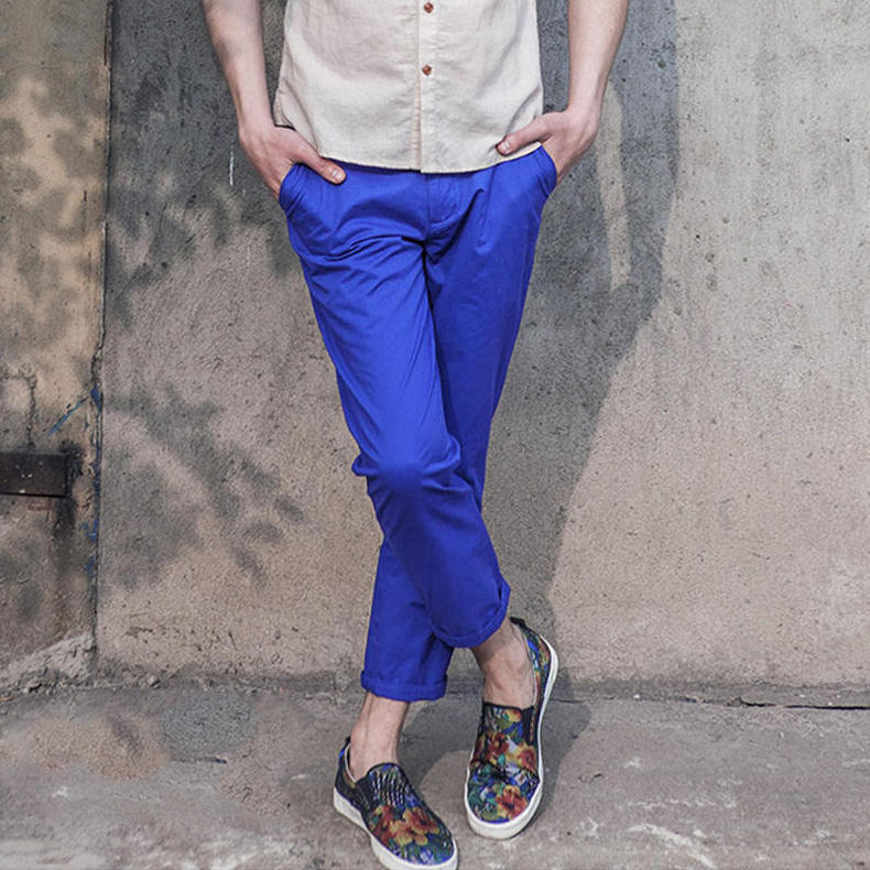 矮个子男生 微胖男生穿九分裤最好看