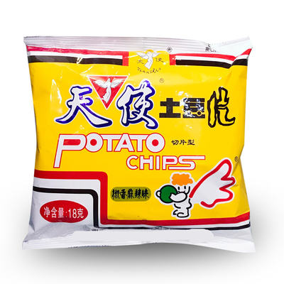 天使土豆片 椒香麻辣味 怀旧零食 儿时 多种规格可选 18克X60袋