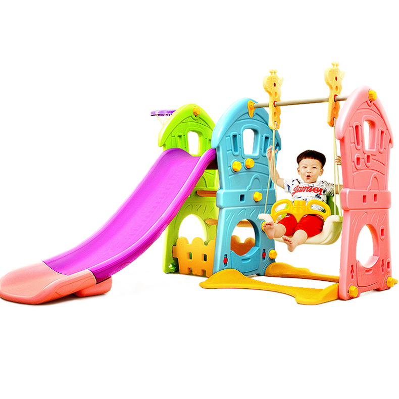 儿童滑梯室内幼儿园宝宝玩具家用加厚加长塑料小孩滑滑梯秋千组合
