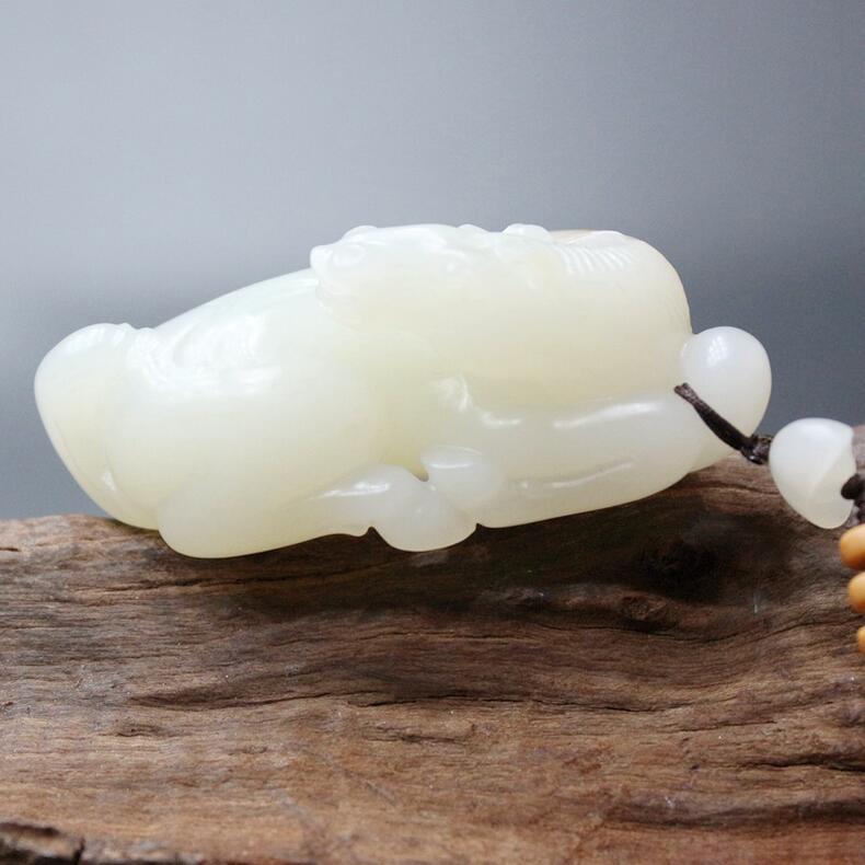 玉雕中马的寓意和田玉籽料苏工马到成功苏玉之家