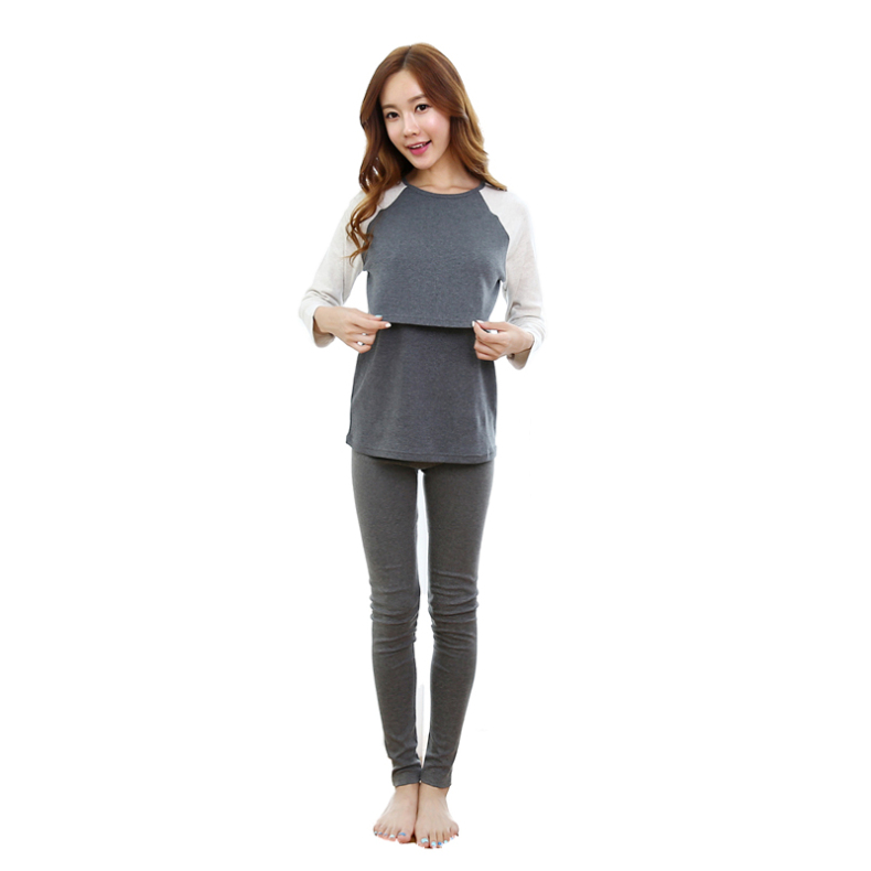 秋冬潮妈新款月子服春秋纯棉产后孕妇睡衣夏季孕妇哺乳期哺乳睡衣