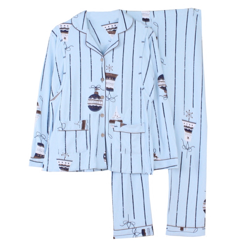 月子服春秋纯棉产后哺乳衣开衫喂奶衣家居服套装秋冬大码孕妇睡衣