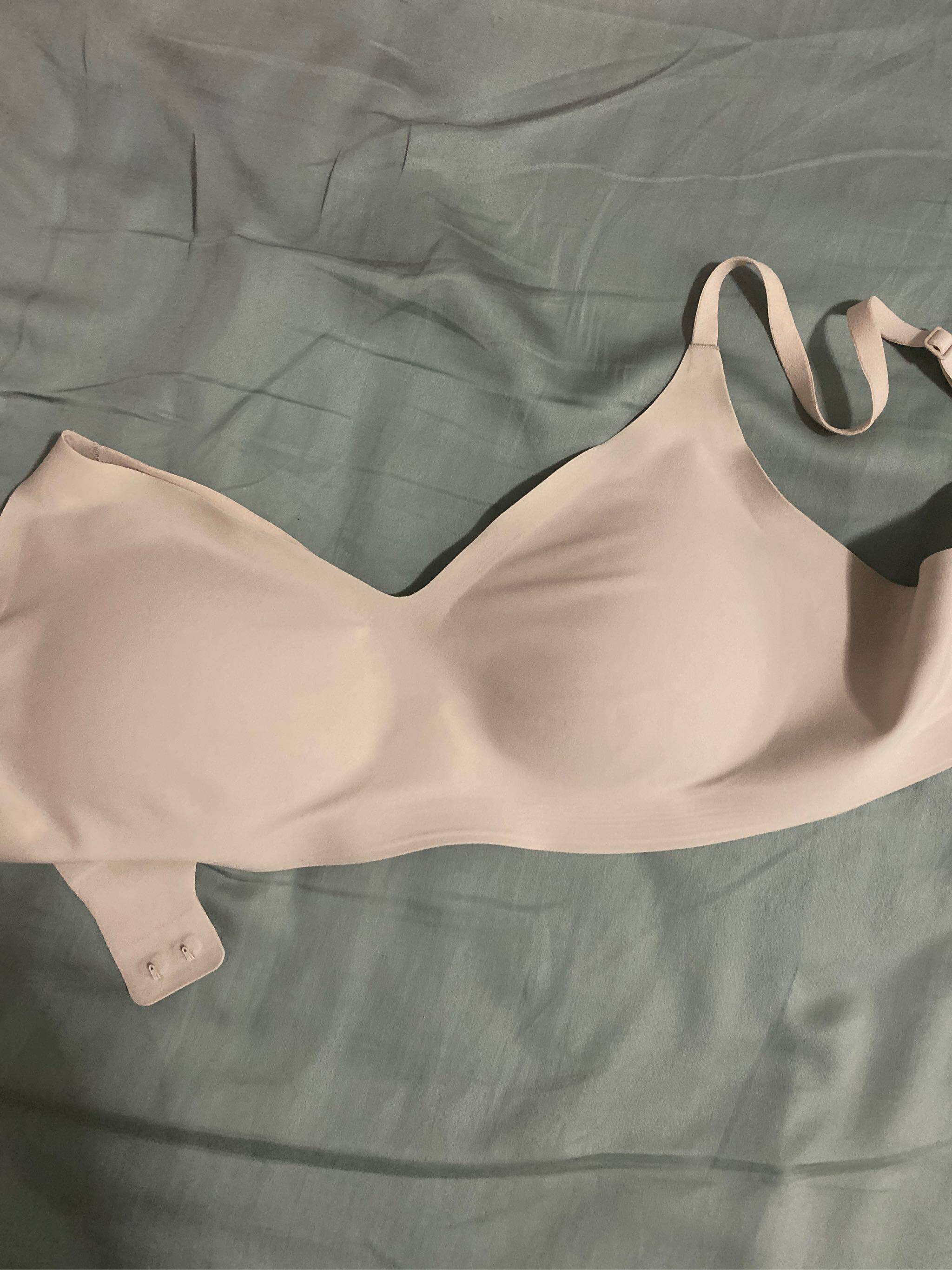 ubras光面隐形背勾无痕固定杯内衣女透气高弹美背文胸舒适胸罩 - u