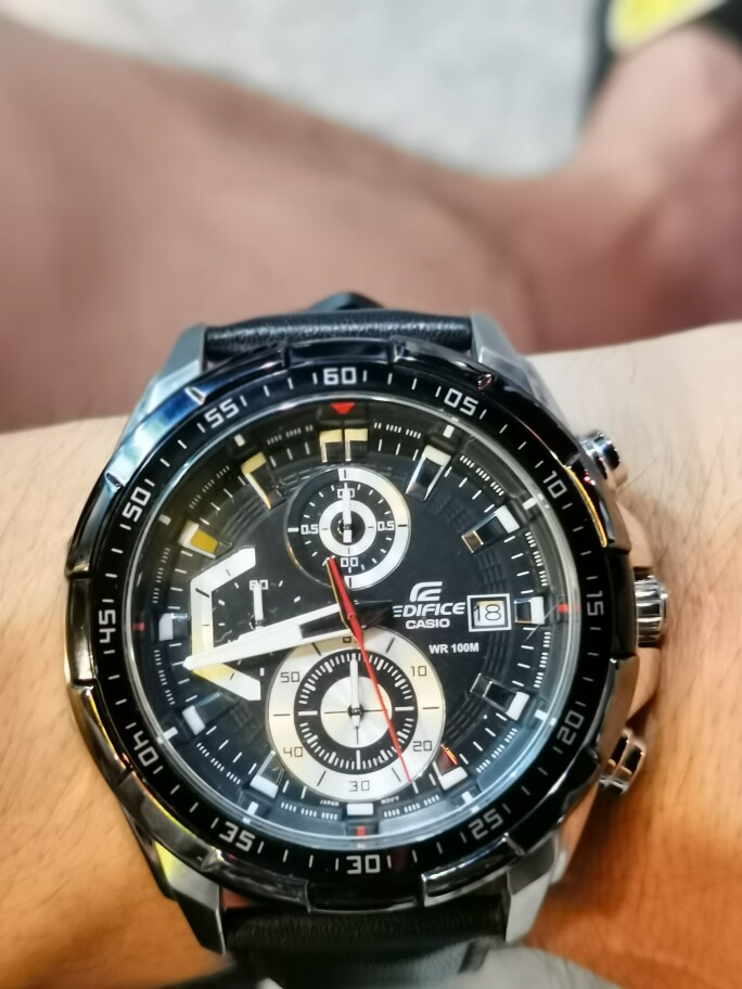 casio赛车码表卡西欧edifice红牛f1车队风格efs-s500bl-1a手表男