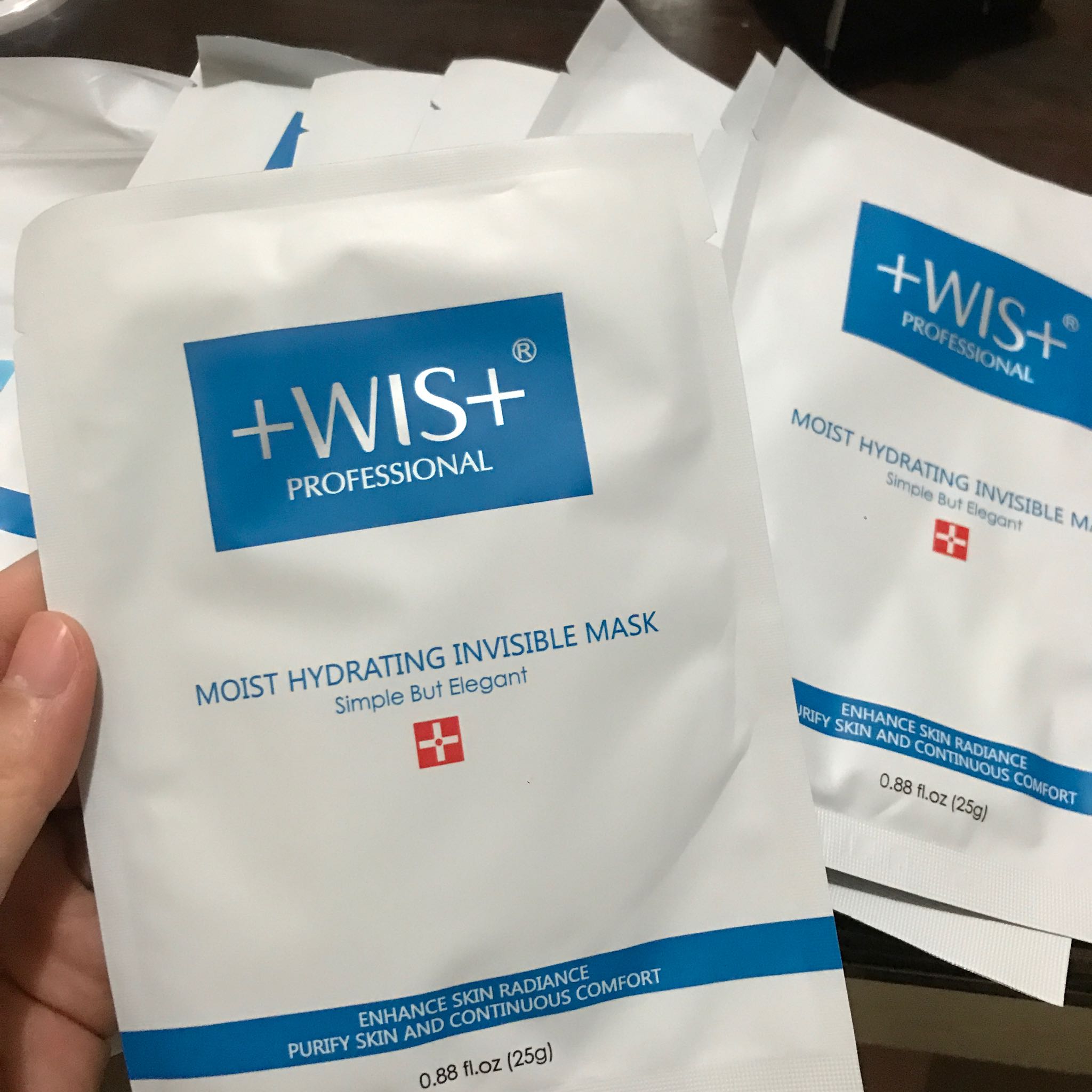 wis水润面膜补水保湿玻尿酸清洁收缩毛孔淡痘印控油男女官网正品