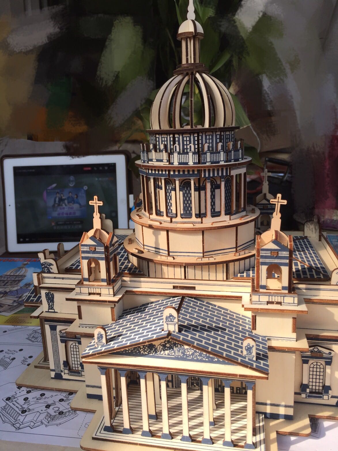 大型建筑成年拼图立体3d模型手工拼装木制高难度积木质益智力玩具