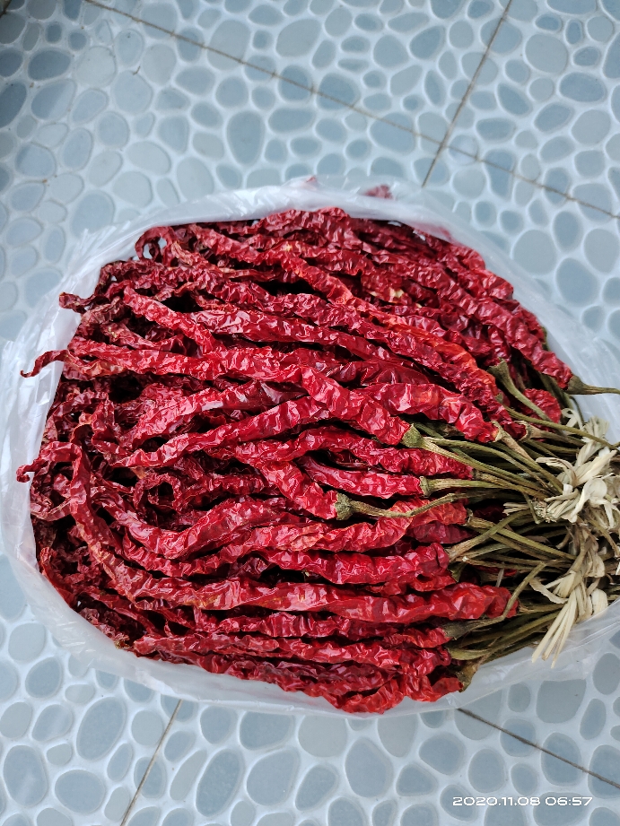 特香大方特产皱椒之乡 二荆条辣500g贵州干辣椒大方皱椒干辣子