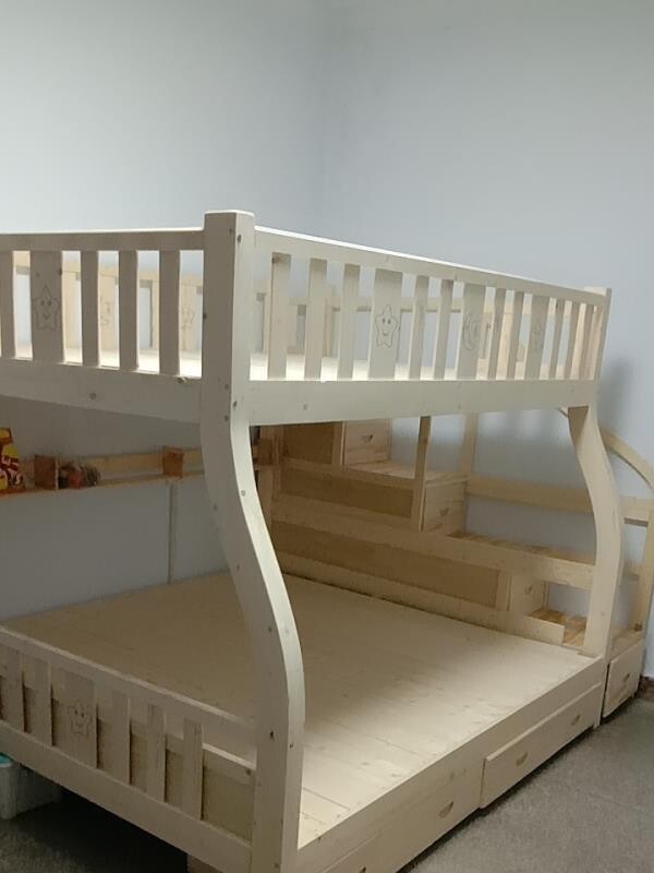 全实木上下床双层床两层儿童床多功能组合子母床上下铺木床高低床