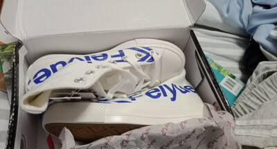 【现货】feiyue/飞跃篮球鞋高帮帆布鞋男字母版小白鞋休闲鞋