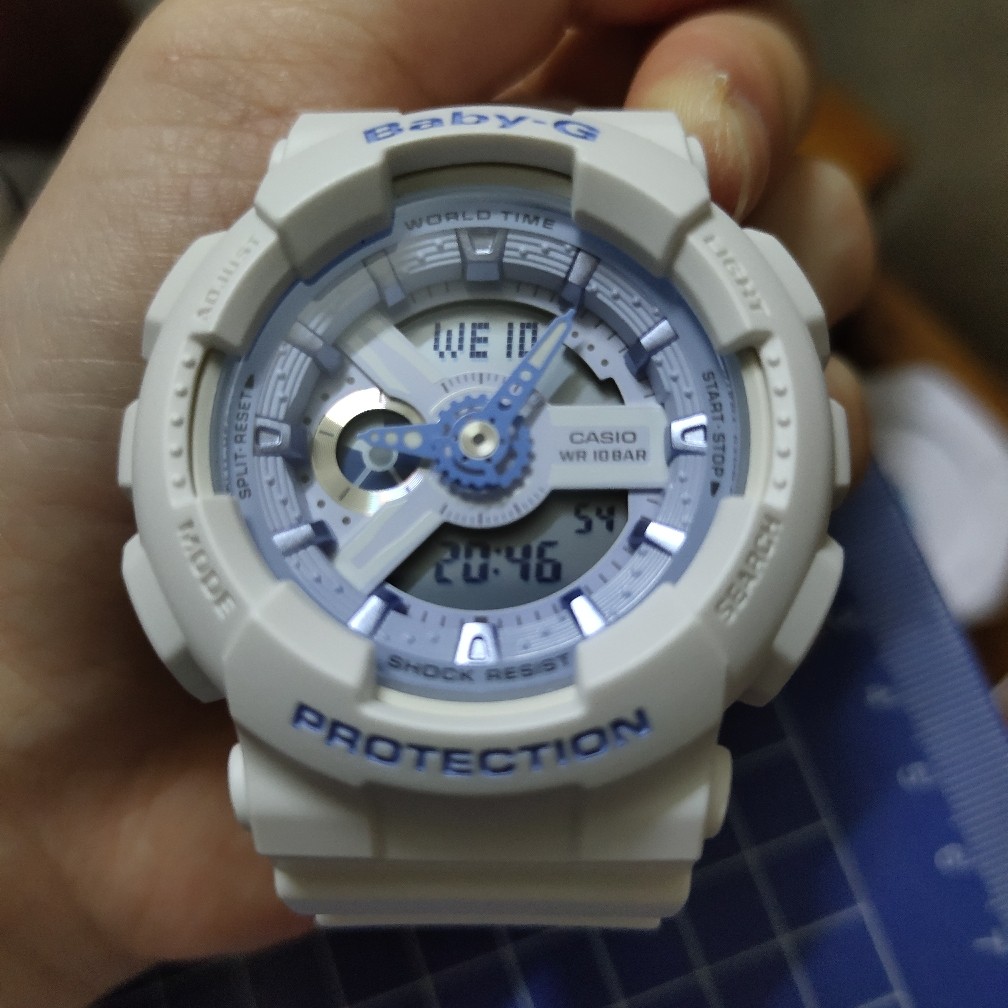 卡西欧baby-g女表 ba-110-7a1/1a/112-7a/bc/be/rg/4a/cr-7a/nr-8 -