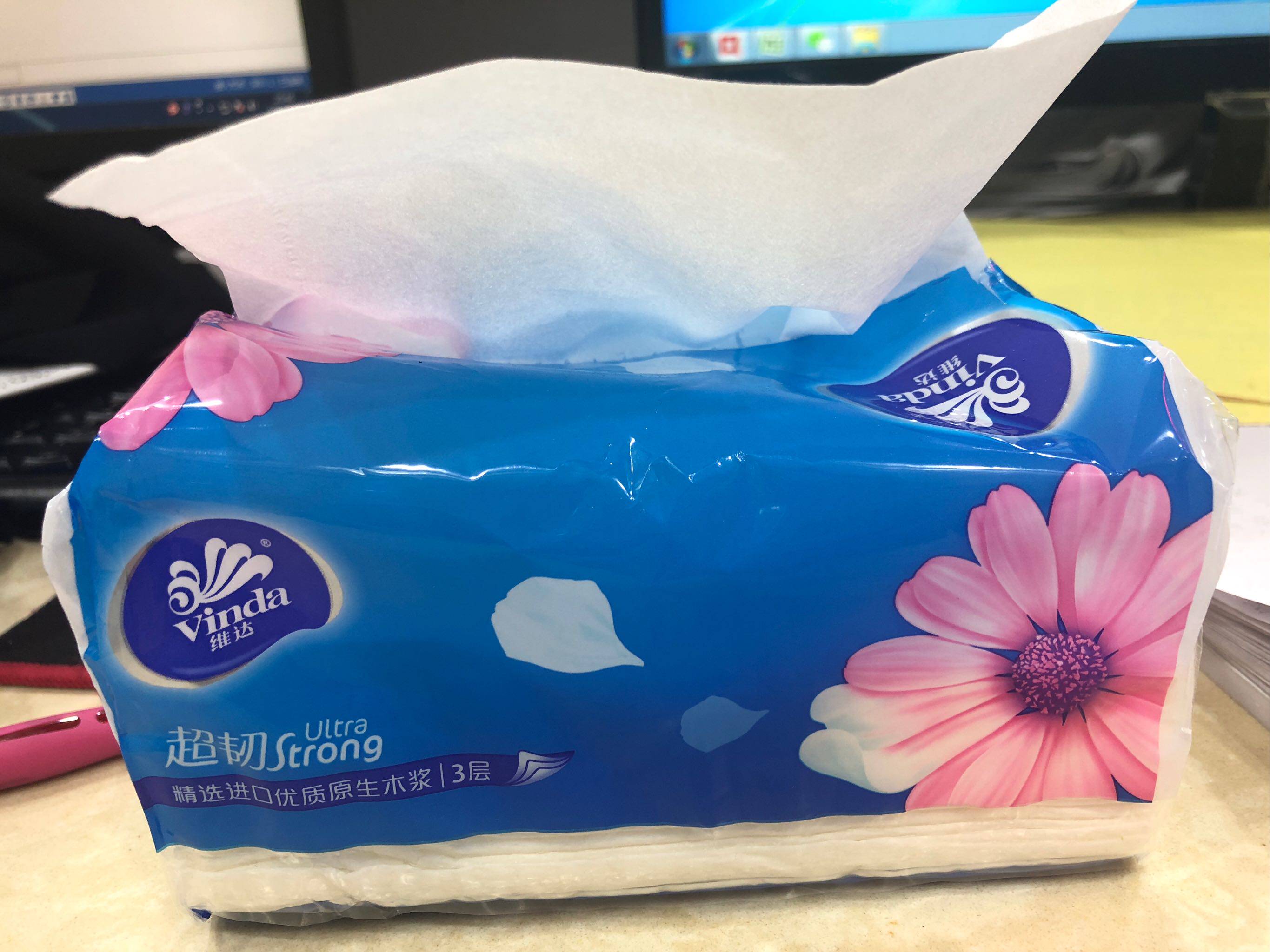 维达抽纸超韧3层m码150抽x24包卫生纸巾家用实惠整箱装新旧混发