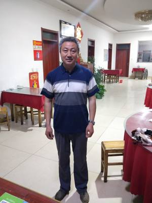 爸爸短袖t恤男夏40-50岁男士夏装中年人夏季衣服中老年人夏天冰丝