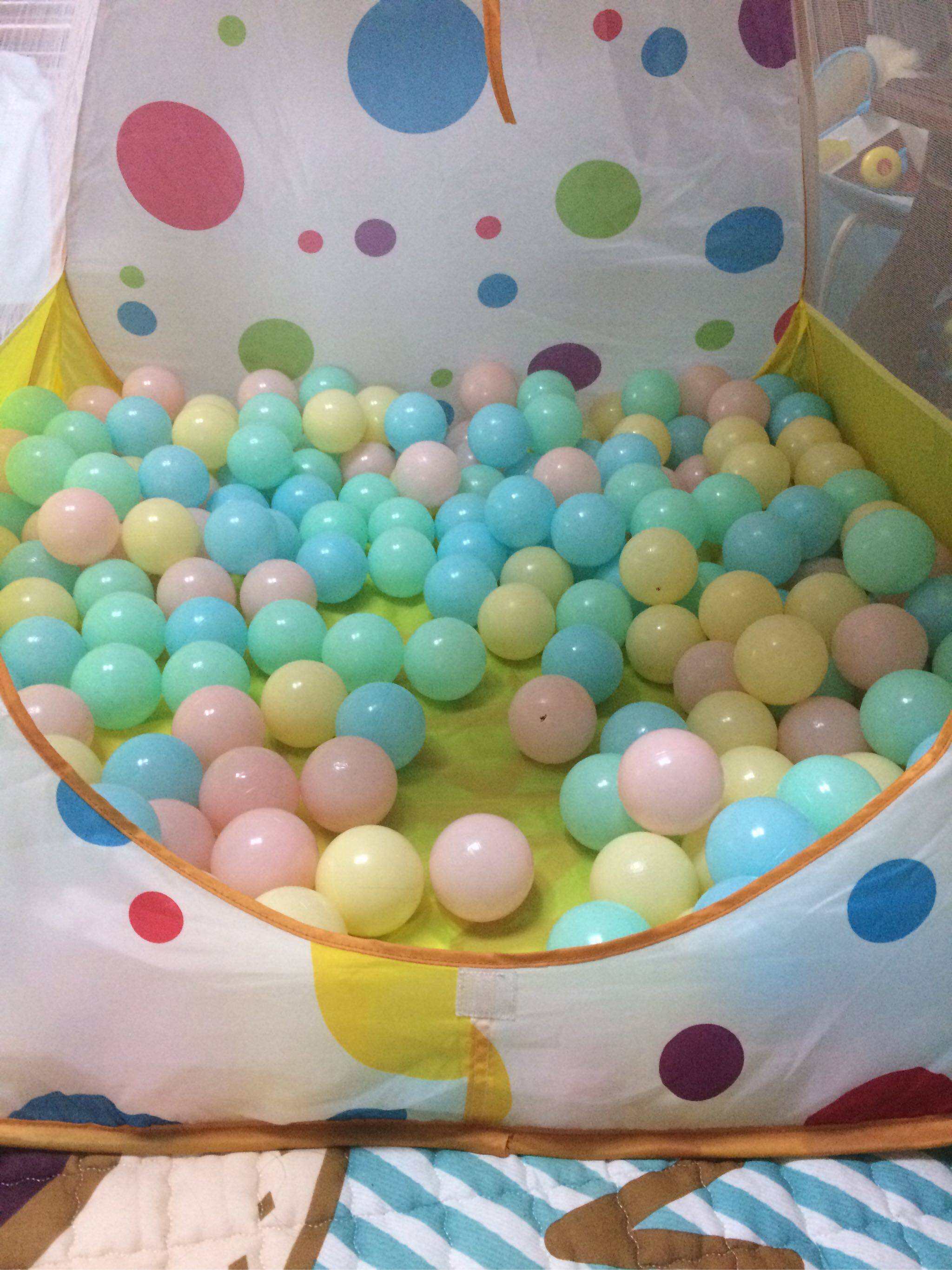 可优比海洋球加厚弹力泡泡球宝宝玩具小童婴儿彩色球儿童玩具球池