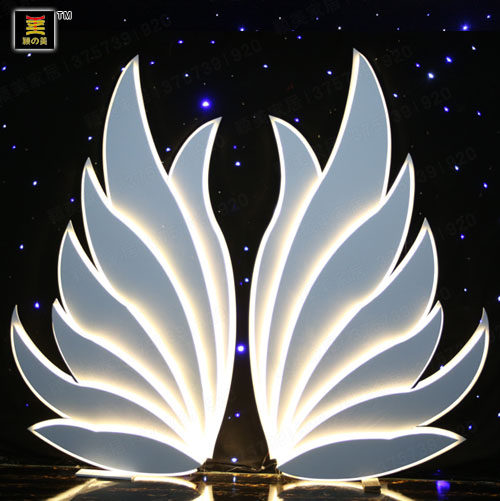 发光翅膀婚庆道具