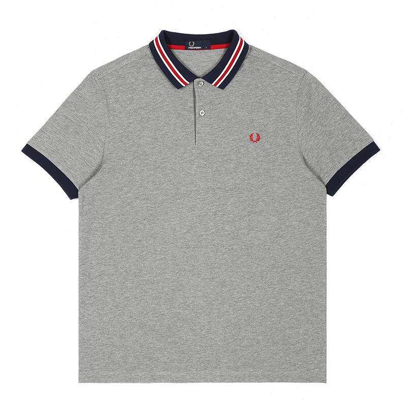 百变型男从一件polo衫开始.品牌logo是缝上去的,彰显品牌格调.